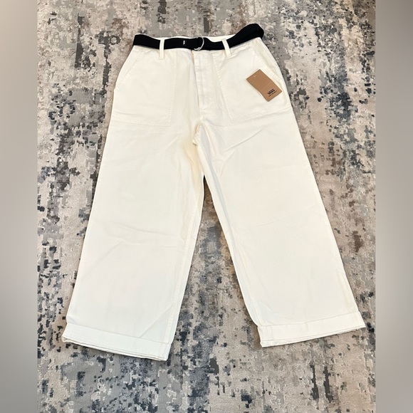 VANS Clark Womens Wide Leg Belted Pants, Size 27 - Picture 6 of 11